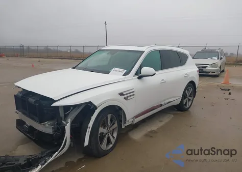 2021 Genesis Gv80 3.5T Awd Advanced из США, поврежденный, VIN KMUHCESC1MU043398